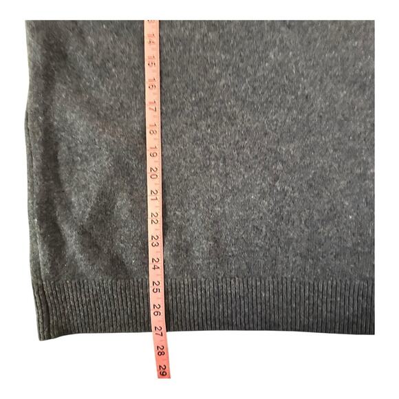 Banana Republic Men’s V-Neck Sweater Blue Wool Blend Long Sleeve Preppy Large - Picture 6 of 8